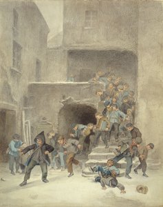 Fuera de la escuela, siglo XIX de Pierre Edouard Frere